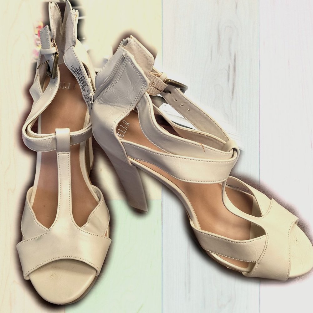 Tan Wedge Sandals